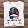 American Mom - Gift For 4th Of July - Personalized Unisex T-Shirt