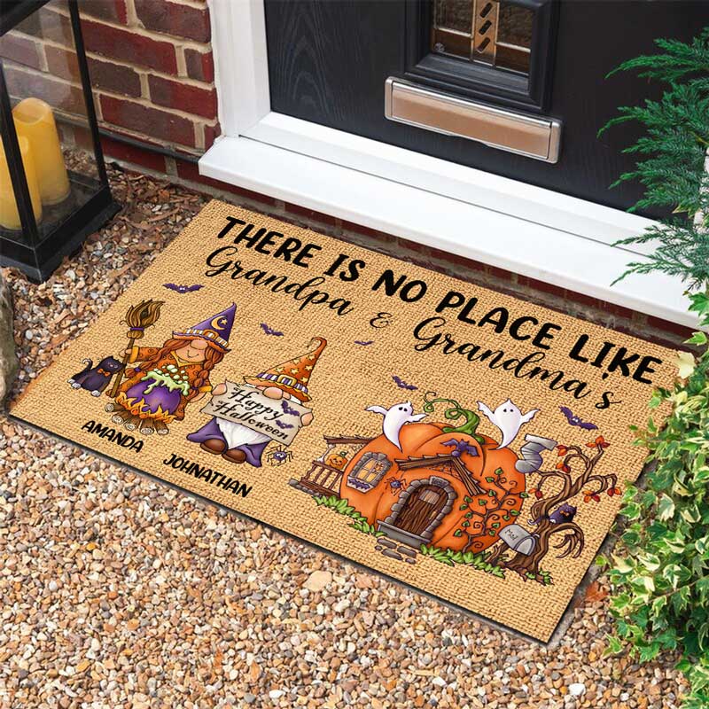 There Is No Place Like Home - Personalized Decorative Mat