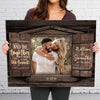 And So Together - Upload Image, Personalized Horizontal Canvas