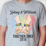 Together Since - Personalized Unisex T-shirt - Gift For Couples