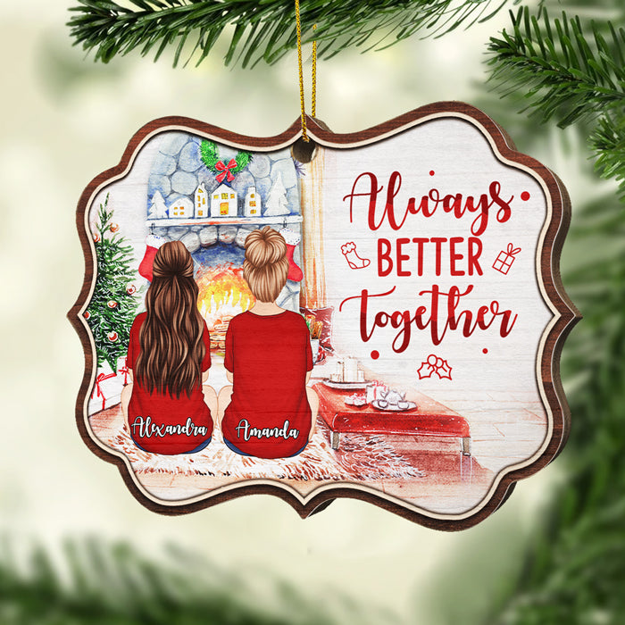 You Will Always Be My Person - Personalized Custom Benelux Shaped Wood Christmas Ornament