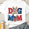 American Dog Mom - Gifts For 4th Of July - Personalized Unisex T-Shirt