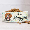 Colorful Dot, Gift For Dog Lovers - Personalized Custom Ceramic Dog Bowls