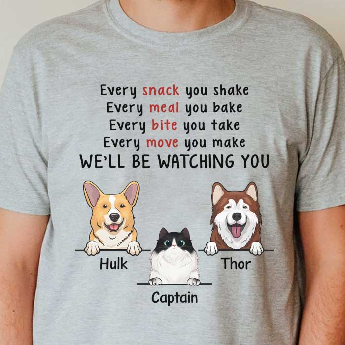 We'll Be Watching You - Personalized Unisex T-Shirt