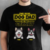 The Best Dog Dad In The Galaxy - Gift For Dads - Personalized Unisex T-Shirt