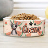 Summer Fruit, Gift For Cat Lovers - Personalized Custom Ceramic Cat Bowls