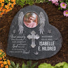 Your Memory Is My Keepsake With Which We'll Never Part - Personalized Memorial Stone, Human Grave Marker - Upload Image, Memorial Gift, Sympathy Gift