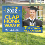 Clap Honk Wave - Upload Image, Personalized Yard Sign