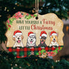 Have Yourself A Furry Little Christmas - Dog & Cat Personalized Custom Ornament - Wood Benelux Shaped - Christmas Gift For Pet Owners, Pet Lovers