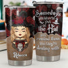 Hey Witch, Somedays You Have To Put On Your Hat - Personalized Tumbler - Gift For Yourself, Gift For Halloween
