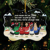 Good Friends Are Like Stars - Personalized Custom Benelux Shaped Acrylic Christmas Ornament - Gift For Bestie, Best Friend, Sister, Birthday Gift For Bestie And Friend, Christmas Gift