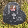 Your Memory Is My Keepsake With Which We'll Never Part - Personalized Memorial Stone, Human Grave Marker - Upload Image, Memorial Gift, Sympathy Gift