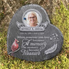 The Memory Becomes A Treasure - Personalized Memorial Stone, Human Grave Marker - Upload Image, Memorial Gift, Sympathy Gift