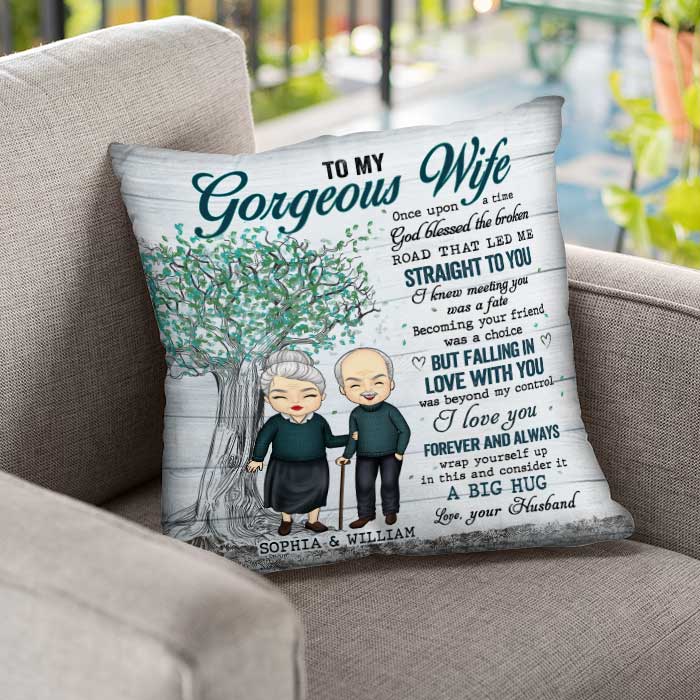 Falling In Love With You Was Beyond My Control - Gift For Couples, Personalized Pillow (Insert Included)