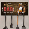 Best Flippin' Dad Ever - Personalized Key Hanger, Key Holder - Gift For Dad