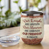 Hangovers Are Temporary, But Drunk Stories Are Forever - Bestie Personalized Custom Wine Tumbler - Christmas Gift For Best Friends, BFF, Sisters