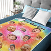 Best Dad Ever - Personalized Custom Blanket - Upload Image, Gift For Dad, Christmas Gift