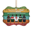 A Big Piece Of My Heart Lives In Heaven & Watches Over This Home - Personalized Custom Benelux Shaped Wood Christmas Ornament - Memorial Gift, Sympathy Gift, Christmas Gift