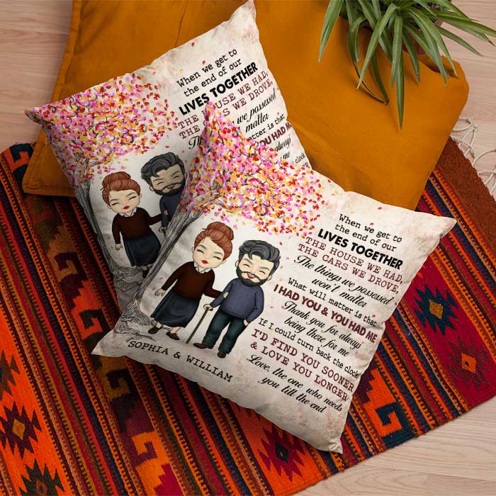 Thank You For Always Being There For Me - Gift For Couples, Husband Wife, Personalized Pillow (Insert Included)
