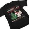 On The Naughty List & Regret Nothing - Cat Personalized Custom Unisex T-shirt, Hoodie, Sweatshirt - Christmas Gift For Pet Owners, Pet Lovers