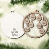 Family Is The Best Part Of Christmas - Personalized Custom Round Shaped 2 Layered Wood Christmas Ornament - Gift For Family Member, Christmas Gift