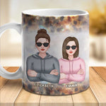 Behind Every Crazy Daughter Is A Mother - Gift For Mom, Grandma - Personalized Mug