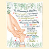 Your Happiness Is Born - Family Personalized Custom Baby Blanket - Baby Shower Gift, Gift For First Mom