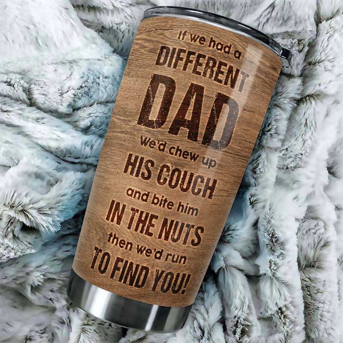 We'd Run To Find You - Personalized Tumbler - Gift For Dad