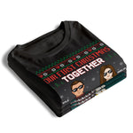 Our First Christmas Together - Couple Personalized Custom Unisex T-shirt, Hoodie, Sweatshirt - Christmas Gift For Husband Wife, Anniversary