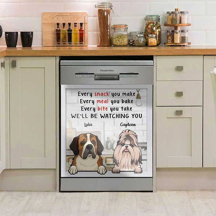 We'll Be Watching You Kitchen - Personalized Dishwasher Cover