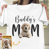 Dog Mom, Cat Mom Upload Image - Gift For Dog Lovers, Personalized Unisex T-Shirt