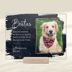 Fur Babies Forever In My Heart - Upload Image, Personalized Acrylic Plaque