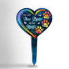 You Left Paw Prints On Our Hearts Color - Personalized Custom Acrylic Garden Stake