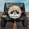Peeking Out The Window - Personalized Dog Spare Tire Cover