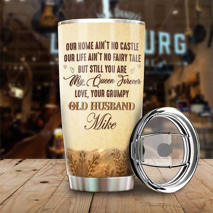 Custom Tumbler - Personalized Anniversary Wedding Gifts For Husband And Wife, Him And Her - I Was Yours Since The Moment I Saw You