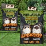 Salem Sanctuary For Wayward Cats - Personalized Funny Cat Flag