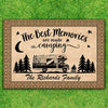 The Best Memories Are Made Camping - Personalized Decorative Mat