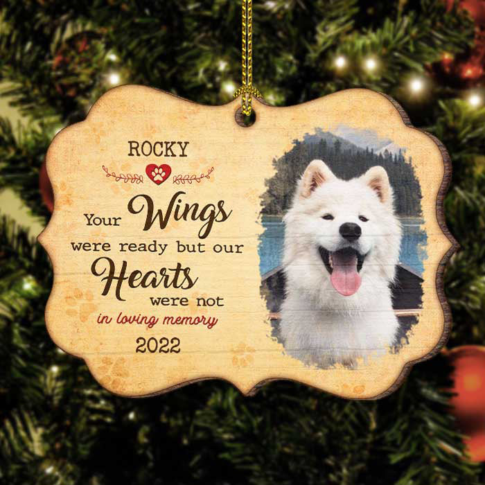 You Were My Favorite Hello And My Hardest Goodbye - Personalized Custom Benelux Shaped Wood Christmas Ornament