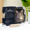 Fur Babies Forever In My Heart - Upload Image, Personalized Acrylic Plaque