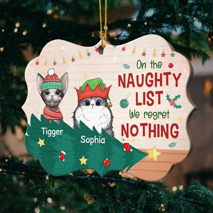 I've Been A Very Good Cat/Dog This Year - Personalized Custom Benelux Shaped Wood Christmas Ornament - Gift For Pet Lovers, Christmas Gift