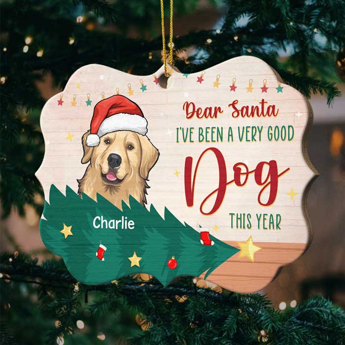 I've Been A Very Good Cat This Year - Personalized Custom Benelux Shaped Wood Christmas Ornament - Upload Image, Gift For Pet Lovers, Christmas New Arrival Gift