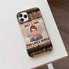 A Girl Who Loves Books - Personalized Phone Case