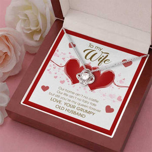 Still You're My Queen Forever - Gift For Couples, Husband Wife, Love Knot Necklace.