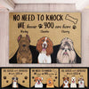 All Guests Must Be Approved By Our Dogs - Gift For Dog Lovers, Personalized Decorative Mat