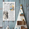 I'll Wait Right Here - Upload Image, Personalized Vertical Poster