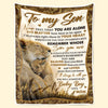 You Are Braver Than You Think & Loved More Than You Know - Family Blanket - Gift For Son From Mom