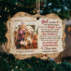 You're My Missing Piece - Personalized Custom Benelux Shaped Wood Photo Christmas Ornament - Upload Image, Gift For Couple, Husband Wife, Anniversary, Engagement, Wedding, Marriage Gift, Christmas Gift