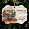 Never Forget How Special You Are To Me - Personalized Custom Benelux Shaped Acrylic Christmas Ornament - Gift For Couple, Husband Wife, Anniversary, Engagement, Wedding, Marriage Gift, Christmas Gift