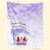 Like Mother Like Daughter - Family Personalized Custom Blanket - Gift For Daughter From Mother