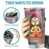 Peace Love & Light - Personalized Tumbler - Gift For Yoga Lovers